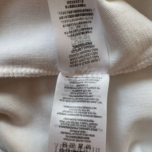 Burberry sweatshirt white with embroidered logo XL like new