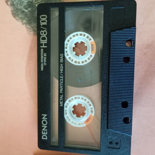 Denon HD8/100 Metal Cassette Tape used, Type IV metal bias