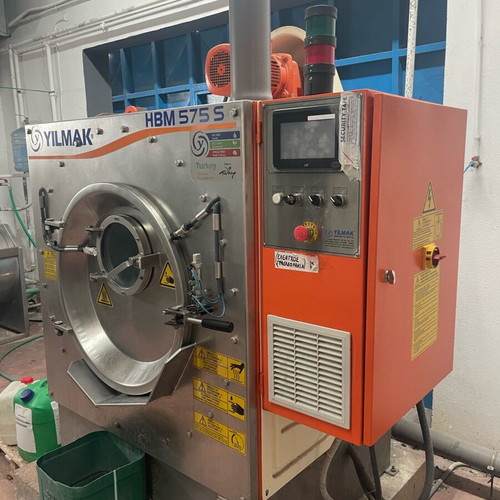Industrial Sample Washer like new with large drum and 3 paddles