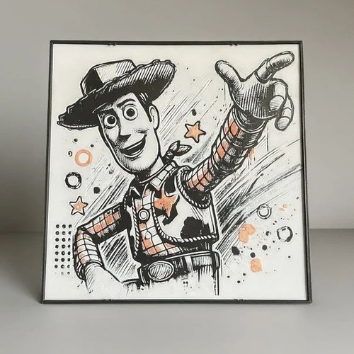 Woody Toy Story frame new 20×20 cm