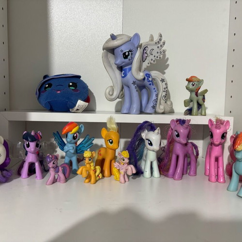 My Little Pony collection used, includes Princess Luna and plush