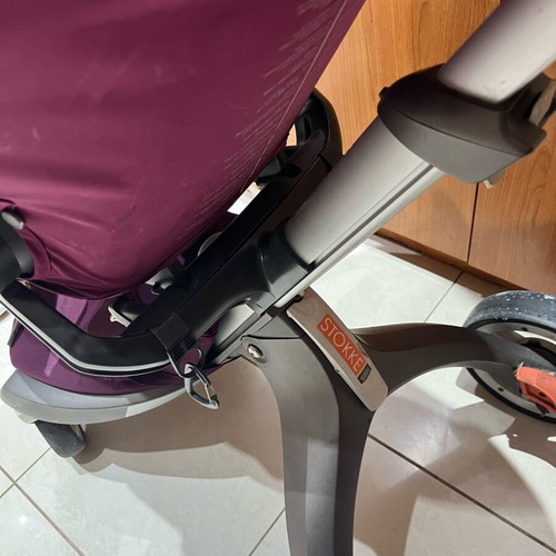 Stokke stroller used, complete with carrycot and accessories