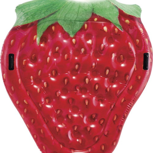 Intex inflatable strawberry pool float like new 168cm
