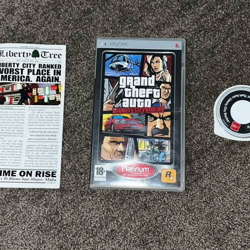 Grand Theft Auto GTA Liberty City Stories used for PlayStation Portable