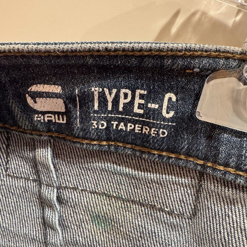 Jeans Raw size W33 L34 like new, blue