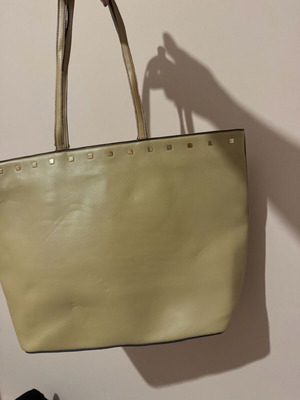 Sfera shoulder bag used, beige with storage space