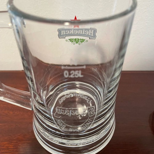 Heineken beer glasses used