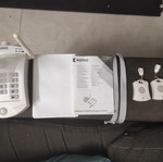 Telephone dialer with panic button, complete set