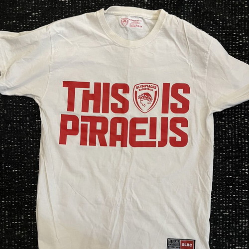 Olympiacos basketball shirt kids size 12-14, excellent condition