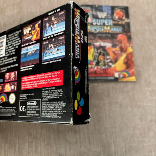 WF Super Wrestlemania Nintendo SNES used, complete
