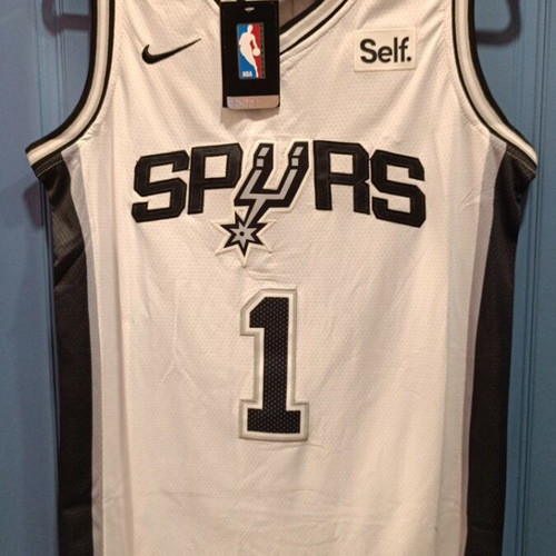 Nike NBA Spurs 1 Wembanyama jersey new, authentic