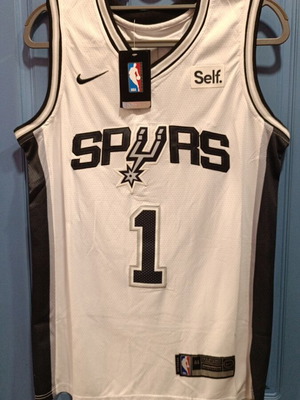 Nike NBA Spurs 1 Wembanyama jersey new, authentic
