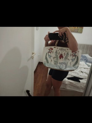 Doca shoulder bag like new, multicolor, spacious