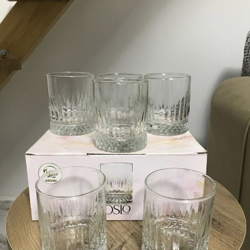 Glassware set of 6 new glasses 250 ml