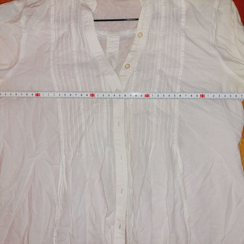 Promod white thin shirt new small-medium