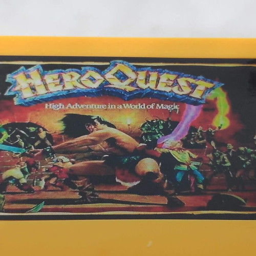 HeroQuest NES game cartridge like new, classic adventure