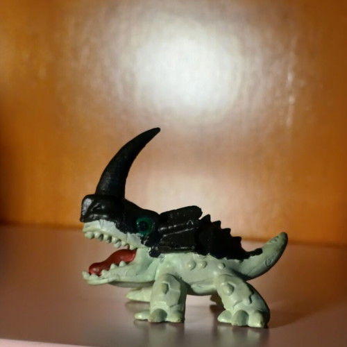 Monochromon Digimon figure, authentic retro mini