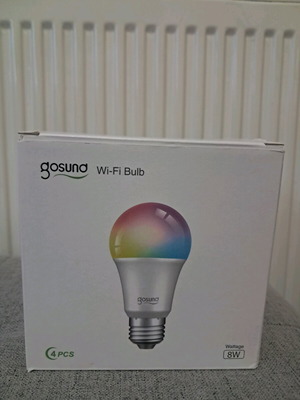 Gosund Smart LED Bulbs 8W Dimmable 4pcs like new