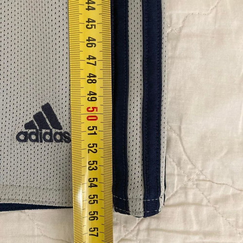 Adidas vintage double face basketball shorts '90s like new, white and blue