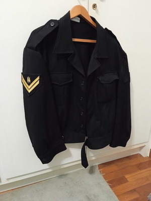 Navy uniform blazer like new, size 60