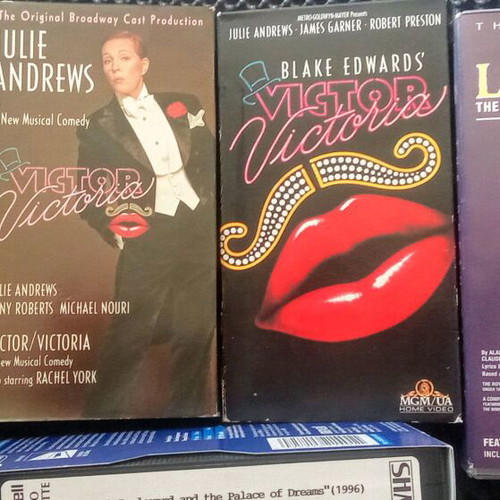 TheDream Cast musical VHS tapes used, collection of 7 rare musicals
