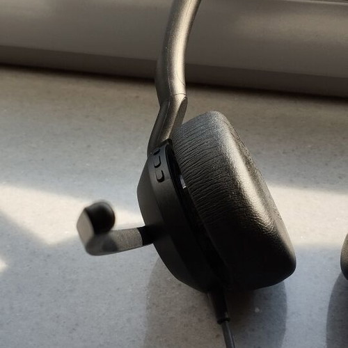 Jabra Evolve2 50 Wired USB-C Headset with USB-A Adapter