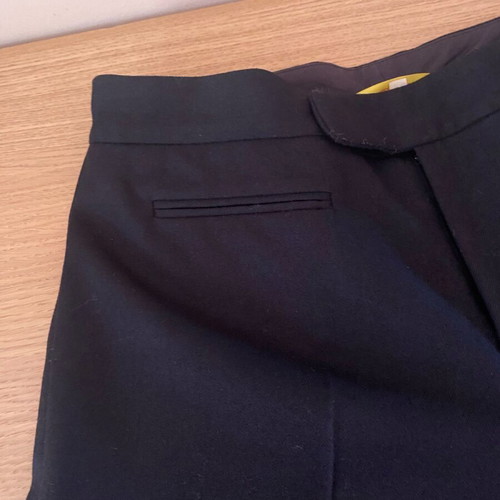 Catherine Malandrino trousers black wool, like new, size XS