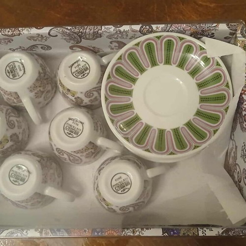 Coffee cup set new unused