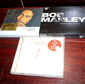 bob marley 3 cd (5 ομως γιατι τα 2 ειναι συλλογες)μαζι στα 20 ευρω κατασταση αριστη