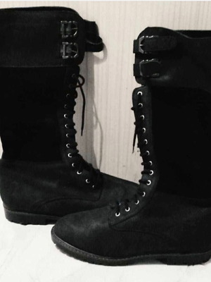Art leather women's boots new, size 41, black