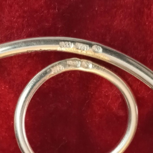 Lalaunis A21 925 silver bracelet and ring set used