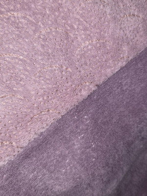 Purple lilac mermaid blanket and black flame blanket