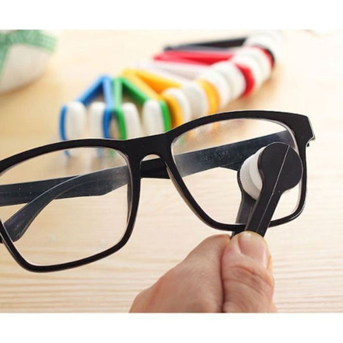 Mini portable black glasses cleaner like new