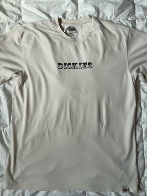 Dickies short-sleeve shirt used, white, size S