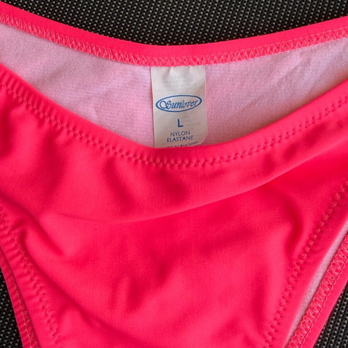 Swimwear bottoms size L pink new, set of 3