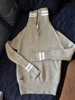 Merino kids sweater new, green, size 164 cm