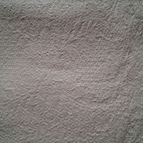Cotton quilt cover and woven blanket used