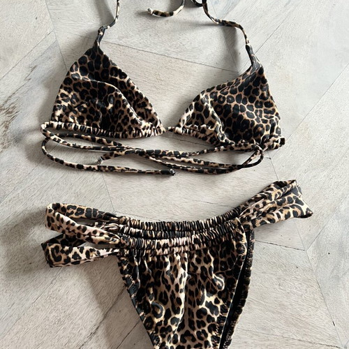 Vassia Kostara bikini new, brown, size M