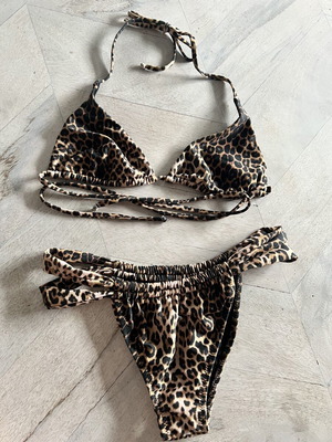Vassia Kostara bikini new, brown, size M