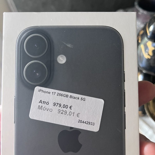 iPhone 17 new, sealed, 256GB, black, Apple iOS, Dual SIM