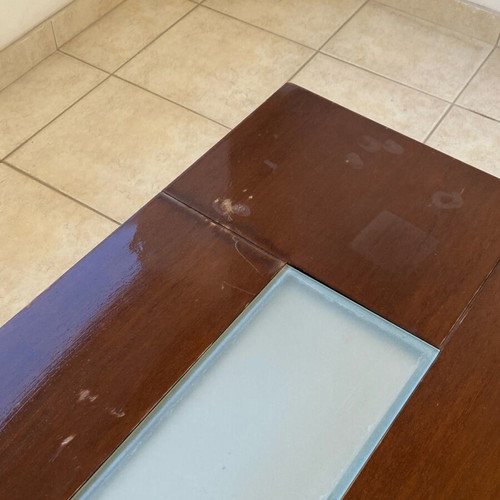 Coffee table used, solid wood 100x50x44 cm