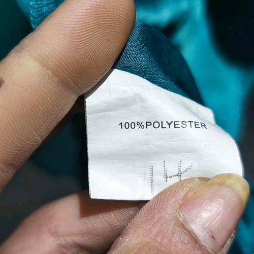 Vintage bomber jacket used, emerald green with puffed sleeves