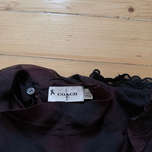 Coach women's dress size XS like new, 100% cupro