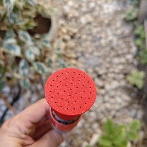 3D Printed Watering Nozzle like new, multicolor