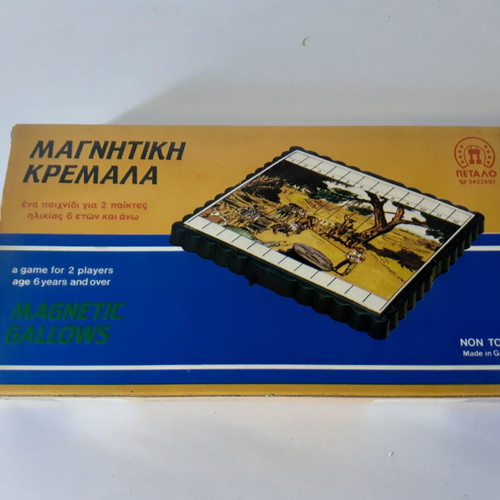 Magnetic Gallows Travel Board Game new