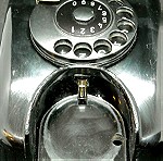  Vintage τηλέφωνο τοίχου "SIEMENS" σε μαύρο χρώμα.