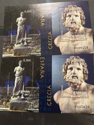 Spanish stamps new, pack of 2 pieces