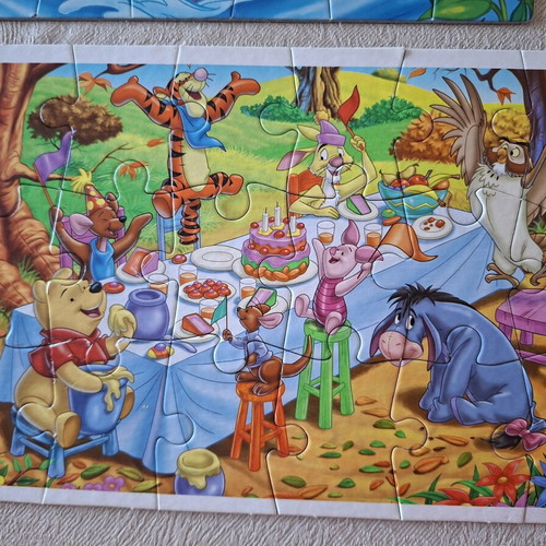 Disney Puzzle Winnie the Pooh 10 in 1 set like new