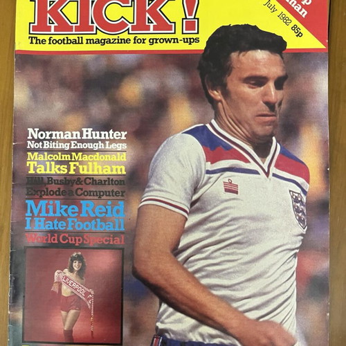 Football Kick! 1982 sports magazine used