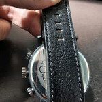 Oozoo C9260 men's watch new with blue dial and leather strap